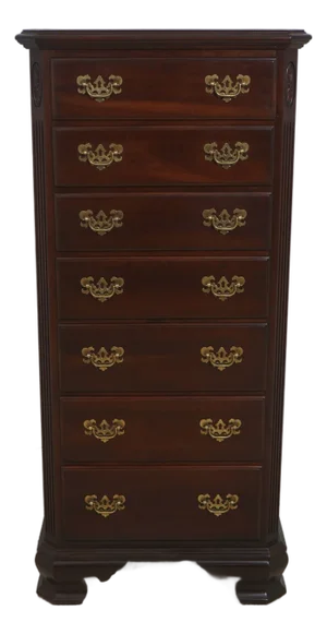 Ethan Allen Cherry 7 Drawer Lingerie Chest Semainier