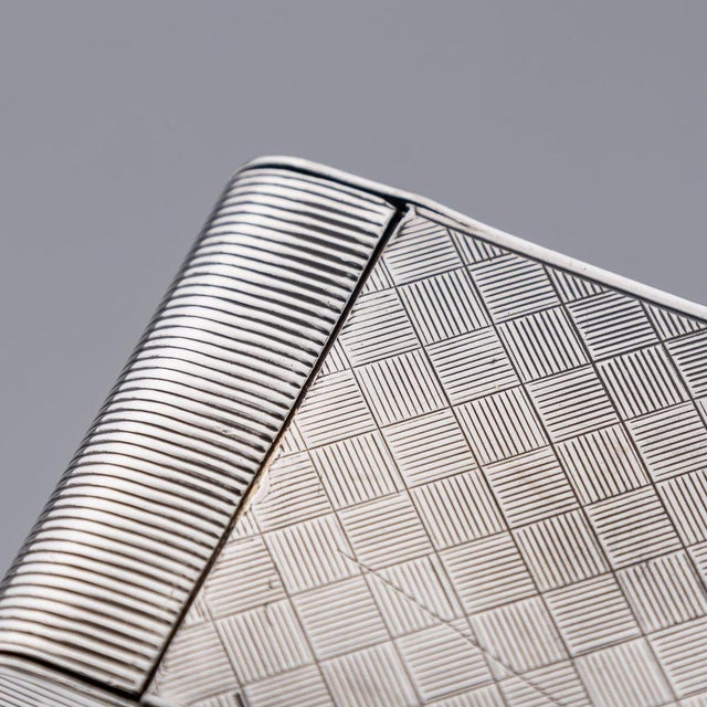 Antique 20th Century Silver Travel Clock from Cartier, 1908 For Sale - Image 9 of 11