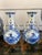English Pair Petite Vintage Delft Vases Blue & White Windmilll Hand Painted Bud Vases For Sale - Image 3 of 18