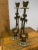 1960s 1960s Vintage Mid-Century Modern Brass Brutalist Wainberg Candlesticks - Set of 2 For Sale - Image 5 of 5