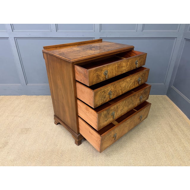 Vintage Art Deco Burr Walnut Chest of Drawers from Waring & Gillow, 1932 For Sale - Image 13 of 16