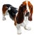 19th Century Ceramic Life-Sized Basset Hound For Sale