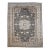 Vintage Persian Nain Area Rug, Hand-Knotted Wool & Silk, Floral Pattern, 9x13, Navy & Ivory For Sale