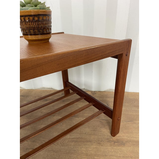 Wood Mid-Century Modern Danish Teak Side Table from BRDR Furbo, 1960s For Sale - Image 7 of 13