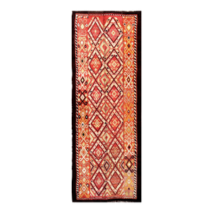 Late 19th Century Uzbek Julkhir Carpet ( 5' 2" x 14' 8" - 157 x 447 cm )
