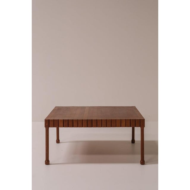 Vintage Wood Coffee Table, 1960s For Sale - Image 4 of 9