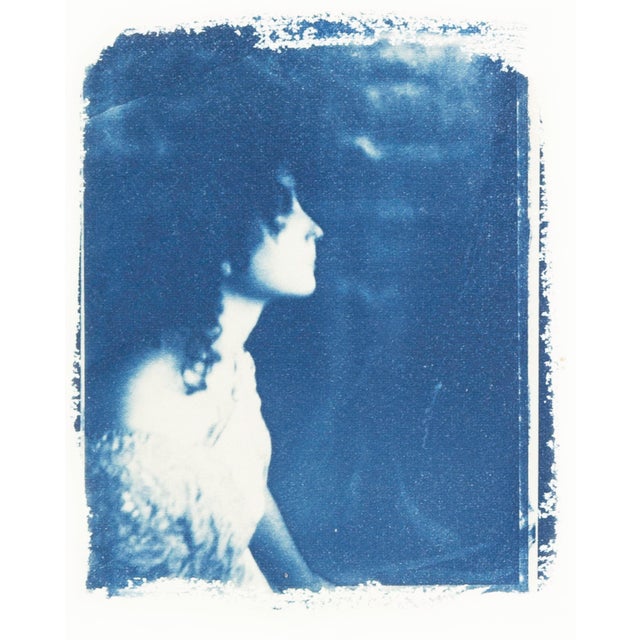 This is a giclee print from an original cyanotype, which was pulled from a negative captured with a pinhole camera and a...