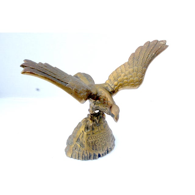1970s U S Olympic Team Medal Winner's Sculpture Solid Brass Eagle Statue For Sale - Image 11 of 17