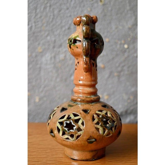 1960s Anthropomorphic Art Brut Sculpture in Glazed Terracotta, 1960s For Sale - Image 5 of 9