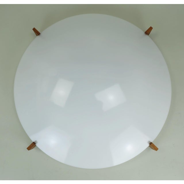 Luxus Mid-Century Modern Swedish Vittsjö Ceiling Light by Uno & Östen Kristiansson for Luxus, 1960s For Sale - Image 4 of 12