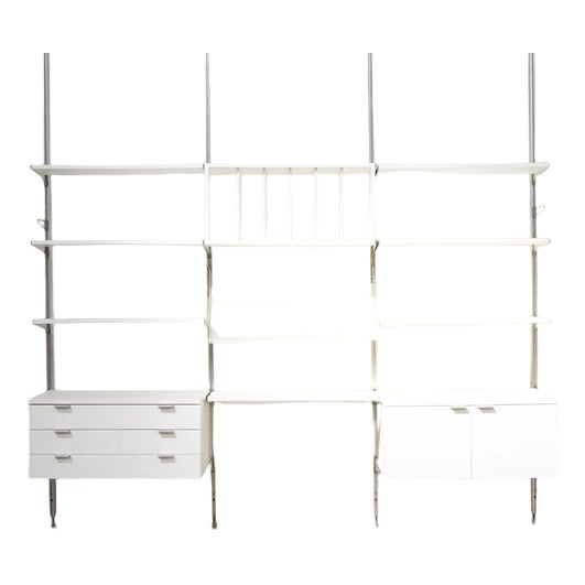 Aluminum CSS Wall Bookcase by George Nelson for Herman Miller For Sale