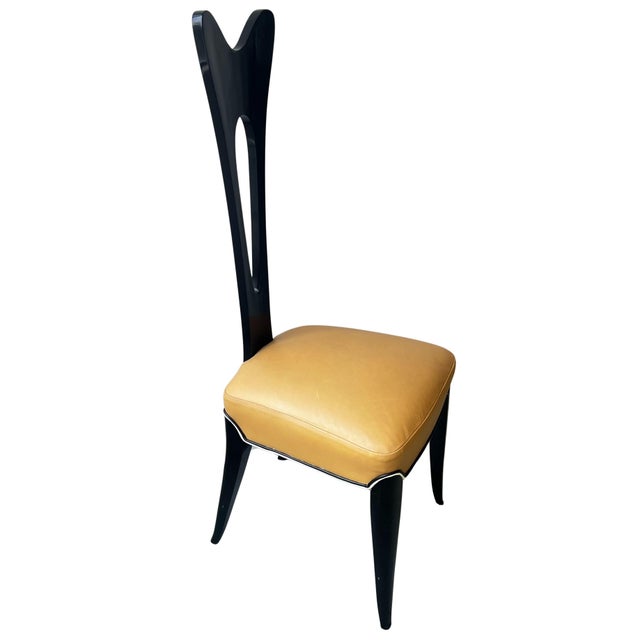 Mid-Century Modern Set of 8 MCM Dining Chairs in the Style of Umberto Mascagni For Sale - Image 3 of 6