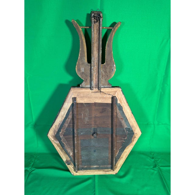 Antique French Charles X Giltwood Lyre Barometer and Thermometer, Binda, Verdun For Sale In Charlotte - Image 6 of 6