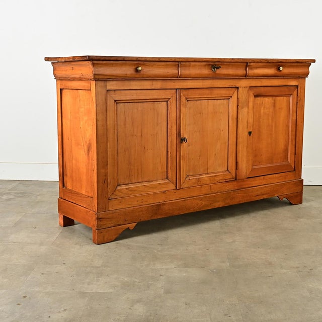 French 19th Century Louis Philippe Fruitwood Enfilade For Sale - Image 9 of 12