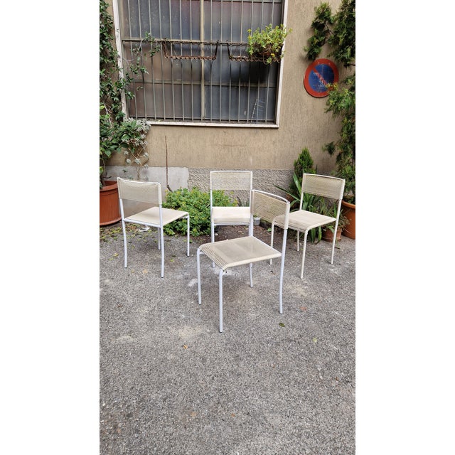 Spaghetti Chairs in Metal and PVC by Giandomenico Belotti for Alias, 1980s, Set of 4 For Sale - Image 14 of 14