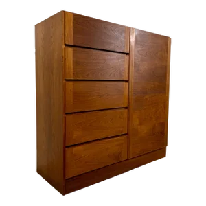 Arne Wahl Iversen Danish Modern Highboy Wardrobe