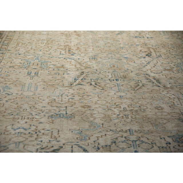 Old New House Vintage Distressed Heriz Carpet - 7'7" x 10'8" For Sale - Image 4 of 10