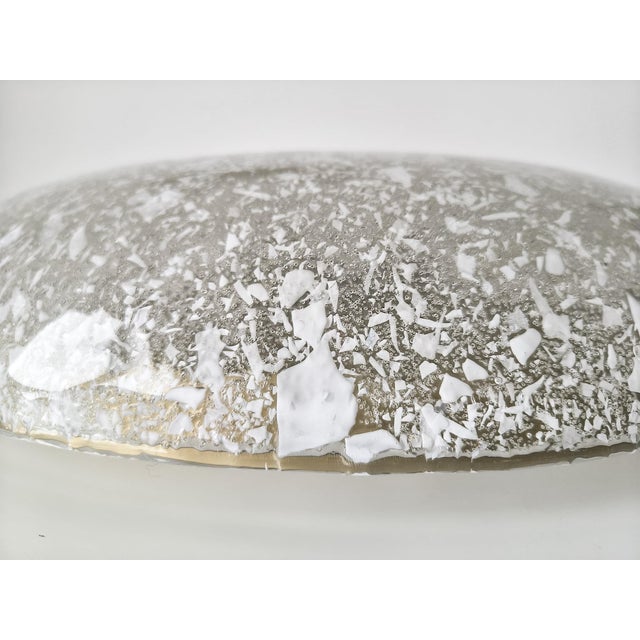 Large Murano Speckled Glass Ceiling Lamp by Egon Hillebrand for Hillebrand Leuchten, Germany, 1970s For Sale - Image 10 of 18