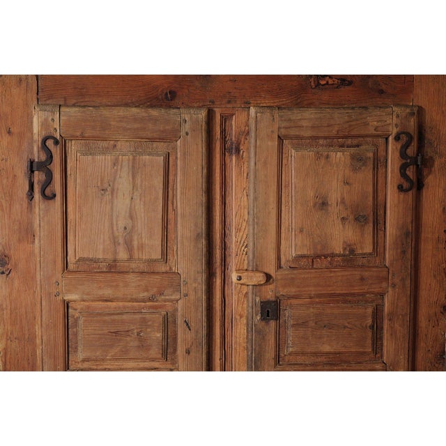 Alpine Cabinet in Pine, French Alps, Savoy, 19th Century For Sale - Image 10 of 11