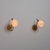 Gold Vintage Italian Green Lacquered Metal and Opaline Glass Sconces, 1950s, Set of 2 For Sale - Image 8 of 9