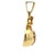 Solid Yellow Gold Diamond Dollar Sign Money Bag Charm/Pendant For Sale - Image 4 of 6