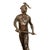 Tall Antique French Academic Realism 19th Century Bronze Roman Warrior Statue Sculpture For Sale - Image 11 of 16
