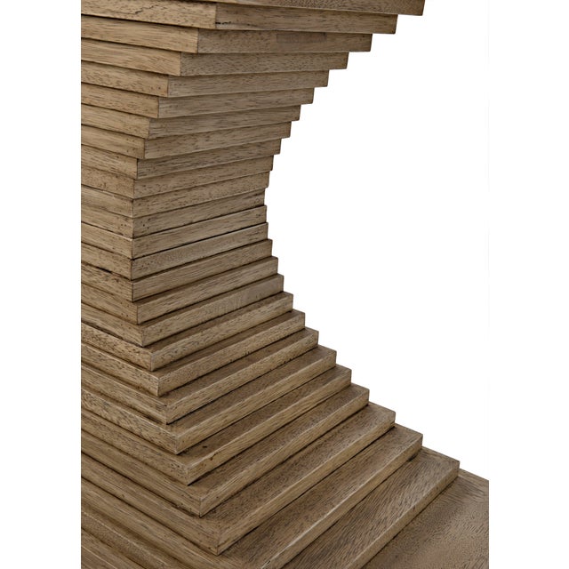 Tan NOIR Cambio Console, Bleached Walnut For Sale - Image 8 of 9