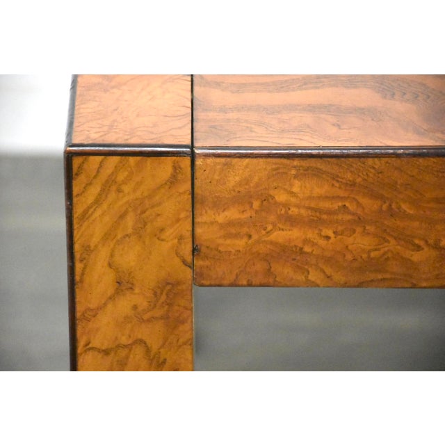 1960s John Widdicomb Burl Dining Table For Sale - Image 11 of 11