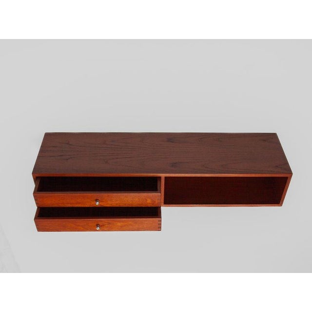 Wood Scandinavian Modern Wall attributed to Aksel Kjersgaard, Denmark, 1960 For Sale - Image 7 of 14