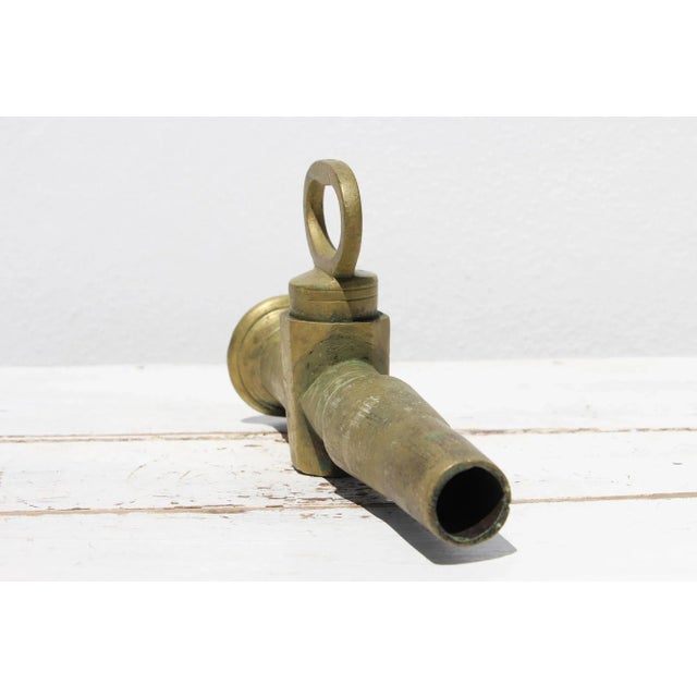 19th Century 19th Century Antique French Wine Brass Barrel Tap For Sale - Image 5 of 13