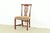 A gorgeous Georgian or Chippendale style side chair or dining chair Attributed to Baker Furniture USA, Circa 1980s Solid...