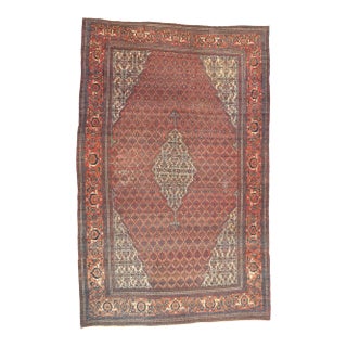 Oversized Antique Persian Bibikabad Rug - 12'11 X 20'00 For Sale