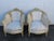 French Heavy Carved Side Lounge Den Fireplace Chairs a Pair 6239 For Sale - Image 9 of 15