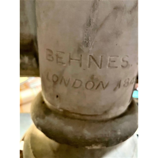 Mid 19th Century 19th Century English Marble Bust For Sale - Image 5 of 11