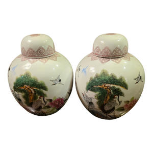 Pair of Chinese Ginger Jars