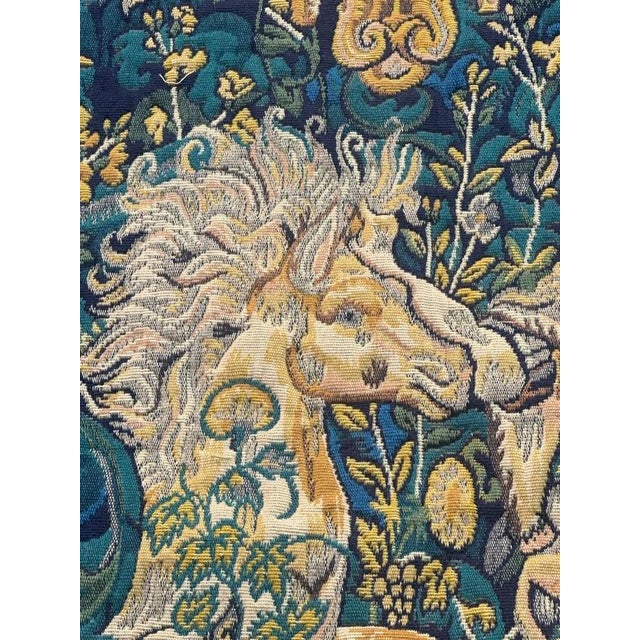 1970s Vintage French Aubusson Style Jacquard Tapestry with Hercules and Diomedes, 1970s For Sale - Image 5 of 18