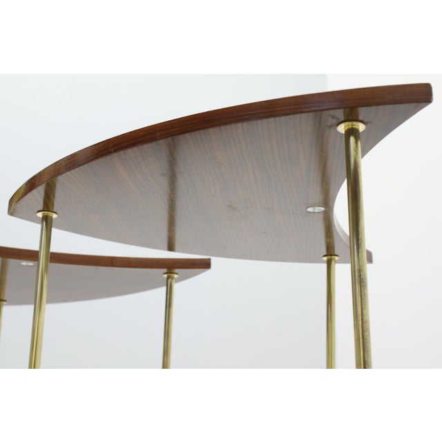Brown Vintage Coffee Tables by Peter Hvidt & Orla Mølgaard-Nielsen for France & Søn, 1955, Set of 6 For Sale - Image 8 of 13