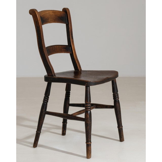 19th Century France Brown Wood Lounge Chair For Sale In Greensboro - Image 6 of 11