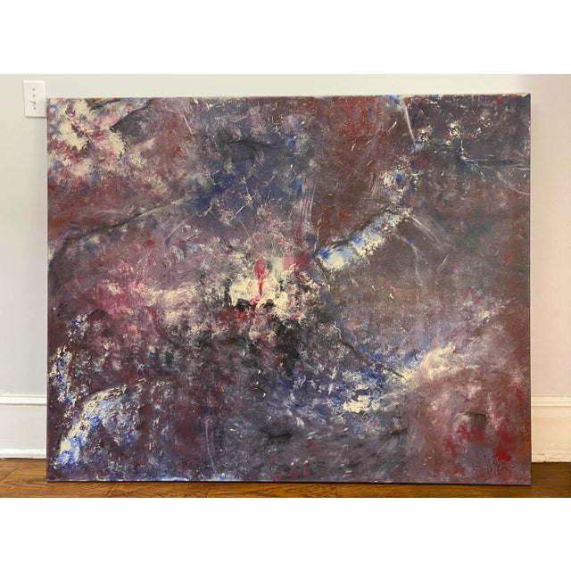 2011 Large Abstract Expressionism Oil Painting For Sale - Image 9 of 12