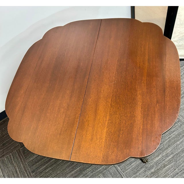 1940s Mahogany Game Table For Sale - Image 4 of 7