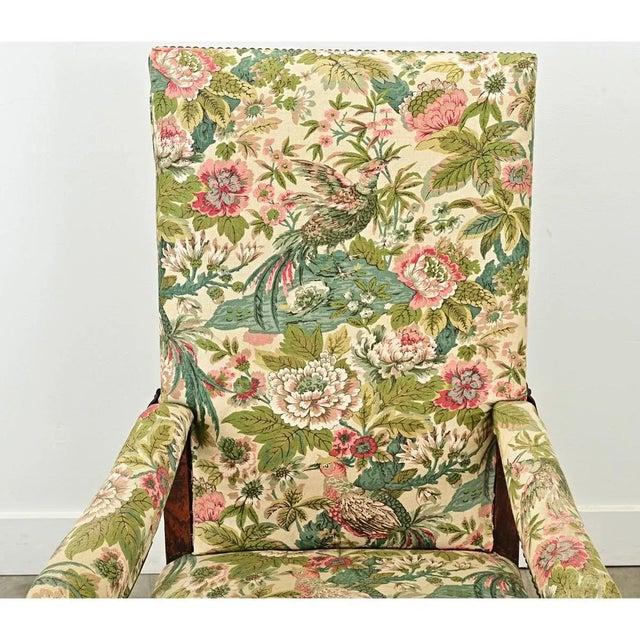 French French 18th Century Oak Reclining Arm Chair For Sale - Image 3 of 12