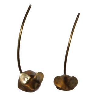 Vintage Gold Mice Figurines, 1970s, Set of 2 For Sale