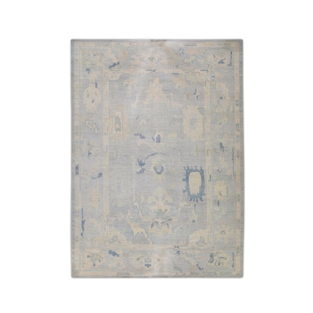 Textile Modern Turkish Oushak Rug 13'2" x 18'10" For Sale - Image 7 of 7