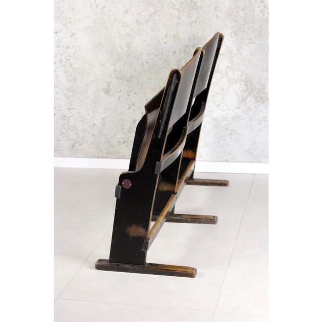 Wood Vintage Cinema Seats, 1930s For Sale - Image 7 of 15