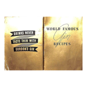 "World Famous Gin Recipes" 1938