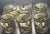 Mid-Century Modern 1960s Cera 22k Gold Old World Map Lowball Glasses - Set of 6 For Sale - Image 3 of 11