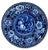 Stunning & Rare Antique Original Set of 3 Dark Flow Blue English Staffordshire 10 Inch Dinner Plates Circa 1830s For Sale - Image 4 of 18