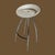 Lyra Bar Stool with White Seat by Sigurdur Thorsteinsson for Design Group Italia / Magis For Sale - Image 6 of 6