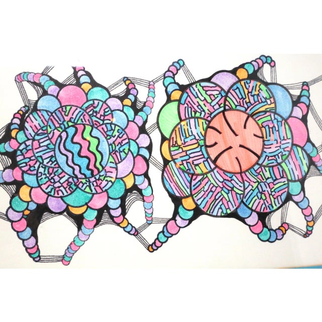 Postmodern 1990's Abstract Organic Illustration For Sale - Image 3 of 8