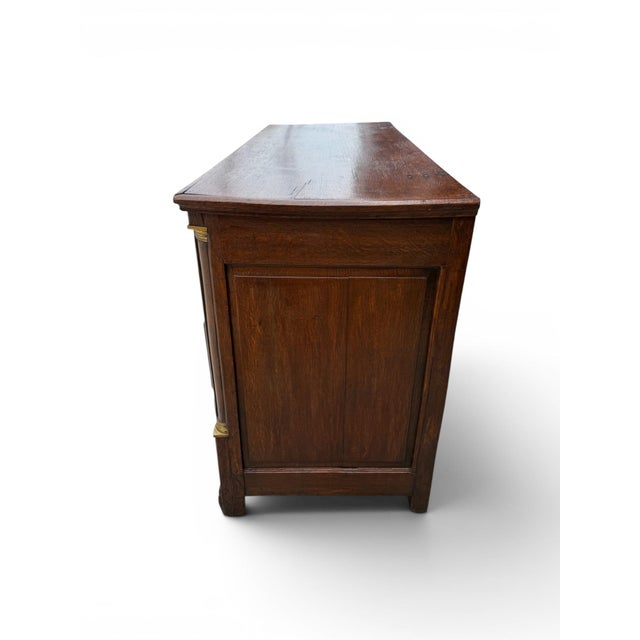 English George III Oak Dresser With Original Brass Pulls, Circa 1800 For Sale - Image 11 of 12